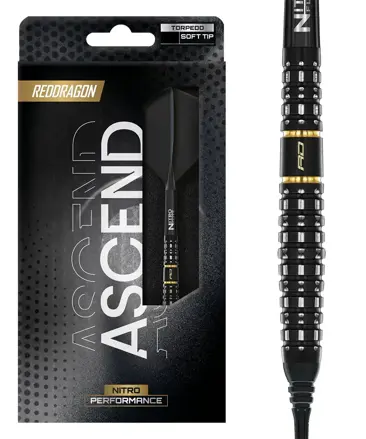 Red Dragon šipky Ascend Torpedo soft 22g