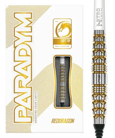 Red Dragon šipky Paradym Gold Torpedo soft 20g