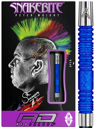 Red Dragon šipky Peter Wright SNAKEBITE Euro 11 Bl