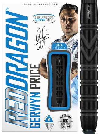 Red Dragon šipky Back to Black Gerwyn Price soft 2