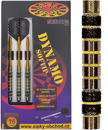 Ruthless šipky Dynamo 5 Medium soft 16g