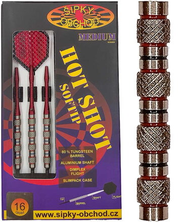 Ruthless šipky Hot Shot 4 Medium soft 16g