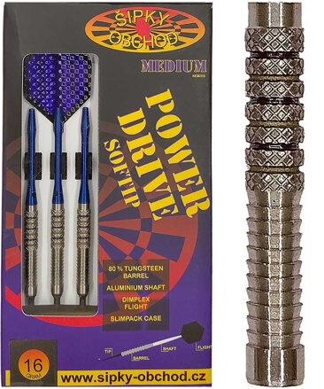 Ruthless šipky Power Drive 5 Medium soft 16g