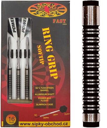 Ruthless šipky Ring Grip 1 Fast soft 16g
