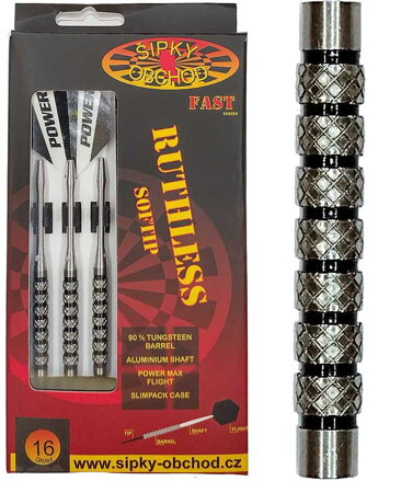 Ruthless šipky RL 4 Fast soft 16g