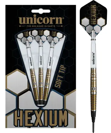 Unicorn šipky Hexium Style 3 Gold soft 23g