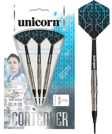 Unicorn šipky Contender Toru Suzuki P2 soft 22g