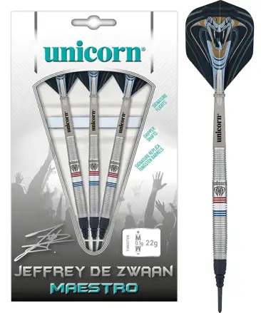 Unicorn šipky Maestro J. De Zwaan Phase 2 soft 22g