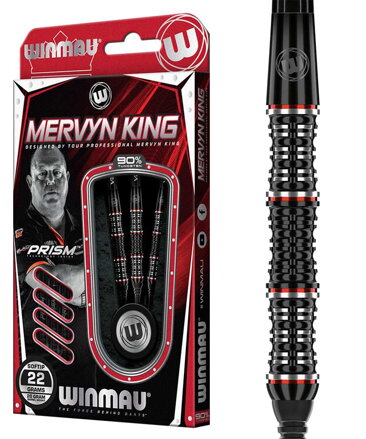 Winmau šipky Mervyn King SE soft 22g