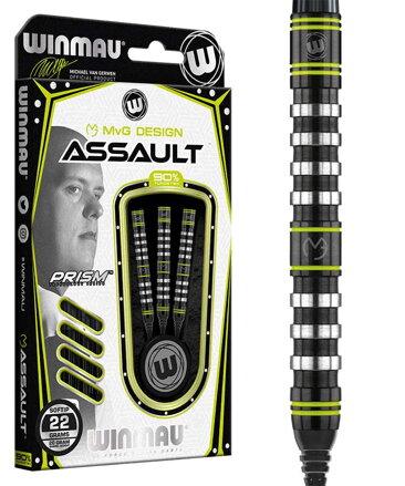 Winmau šipky Assault MvG soft 22g