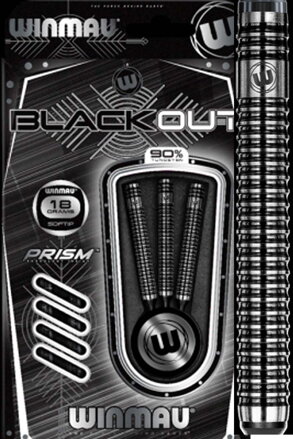 Winmau šipky Blackout 18g soft