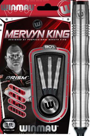 Winmau šipky Mervyn King Silver soft 18g