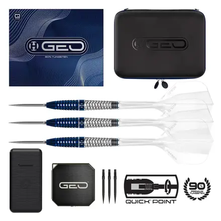 Harrows šipky Geo 02 Torpedo Quick Point steel 24g Harrows šipky Geo 02 Torpedo Quick Point steel 24g