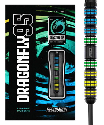 Red Dragon šipky Dragonfly 95 Parallel steel 26g
