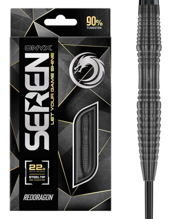 Red Dragon šipky Seren 3 Onyx steel 22g
