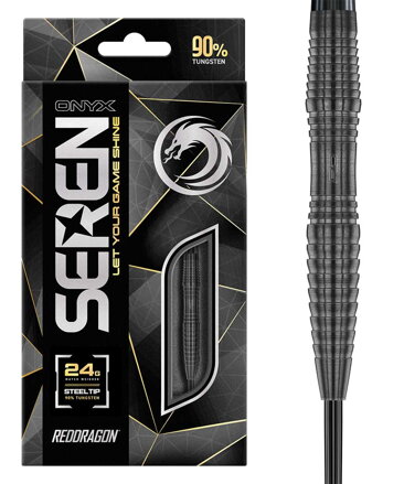 Red Dragon šipky Seren 3 Onyx steel 24g