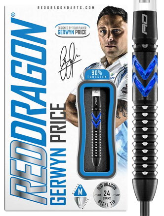 Red Dragon šipky Gerwyn Price Blue Ice SE 24g stee