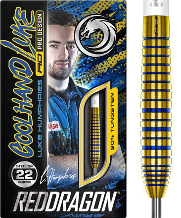 Red Dragon šipky Luke Humphries TX3 Gold SE steel 