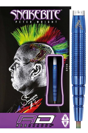 Red Dragon šipky Peter Wright SNAKEBITE PL15 blue 