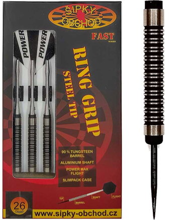 Ruthless šipky Ring Grip 1 Fast steel 26g