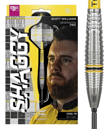 Target šipky Scott Williams "Shaggy" G2 steel 25g