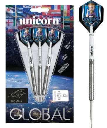 Unicorn šipky Global Tom Sykes steel 22g