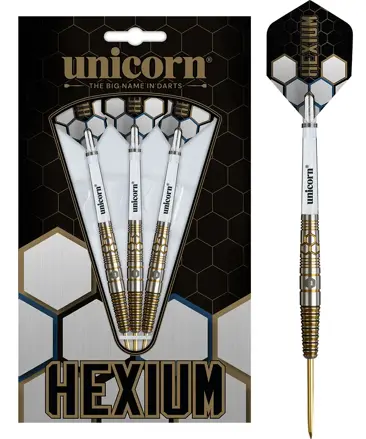 Unicorn šipky Hexium Style 3 Gold steel 24g