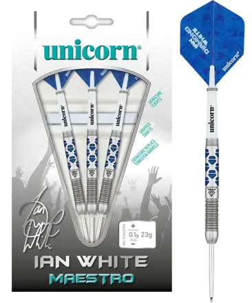 Unicorn šipky Maestro Ian White Phase 2 steel 25g