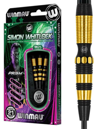 Winmau šipky Simon Whitlock Onyx AU steel 21g