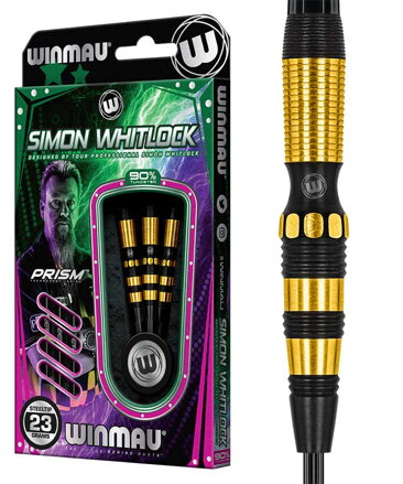 Winmau šipky Simon Whitlock Onyx AU steel 23g