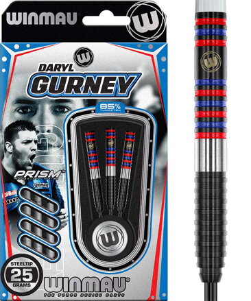 Winmau šipky Daryl Gurney 85% steel 25g