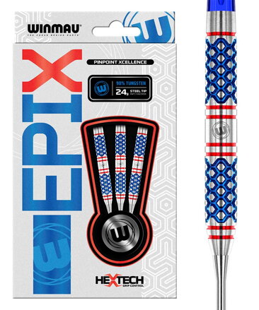 Winmau šipky Epix steel 24g