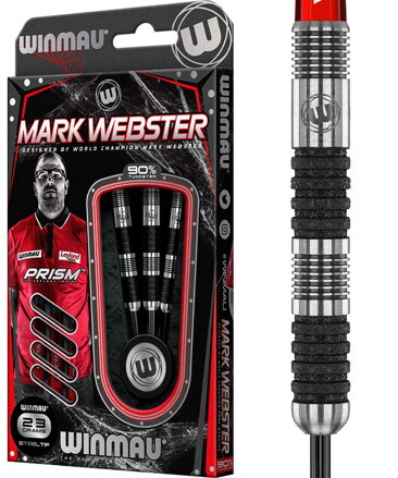 Winmau šipky Mark Webster Diamond steel 23g