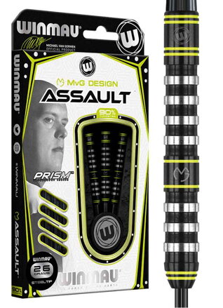 Winmau šipky Assault MvG steel 26g