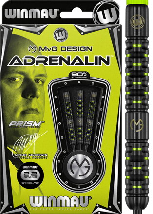 Winmau šipky Adrenalin steel 22g