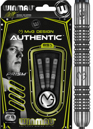 Winmau šipky Authentic steel 24g