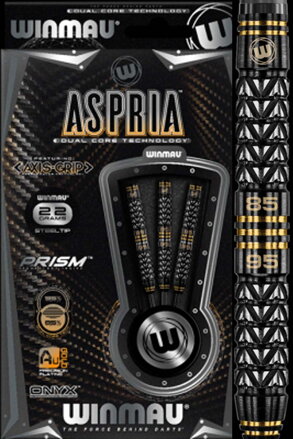 Winmau šipky Aspria Onyx 1409 steel 22g