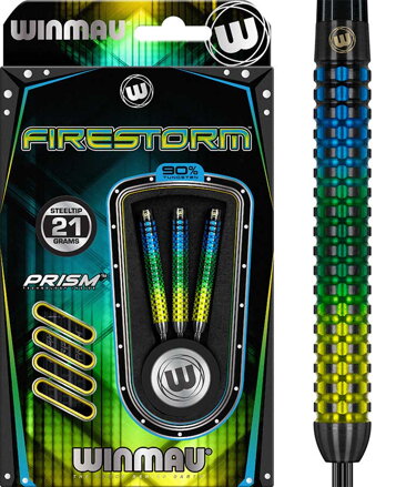 Winmau šipky Firestorm steel 21g