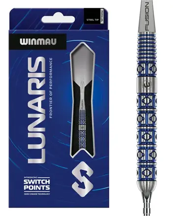Winmau šipky Lunaris Parallel SP steel 23g