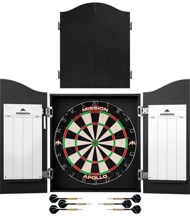 Mission Home Dart Centre Plain Black