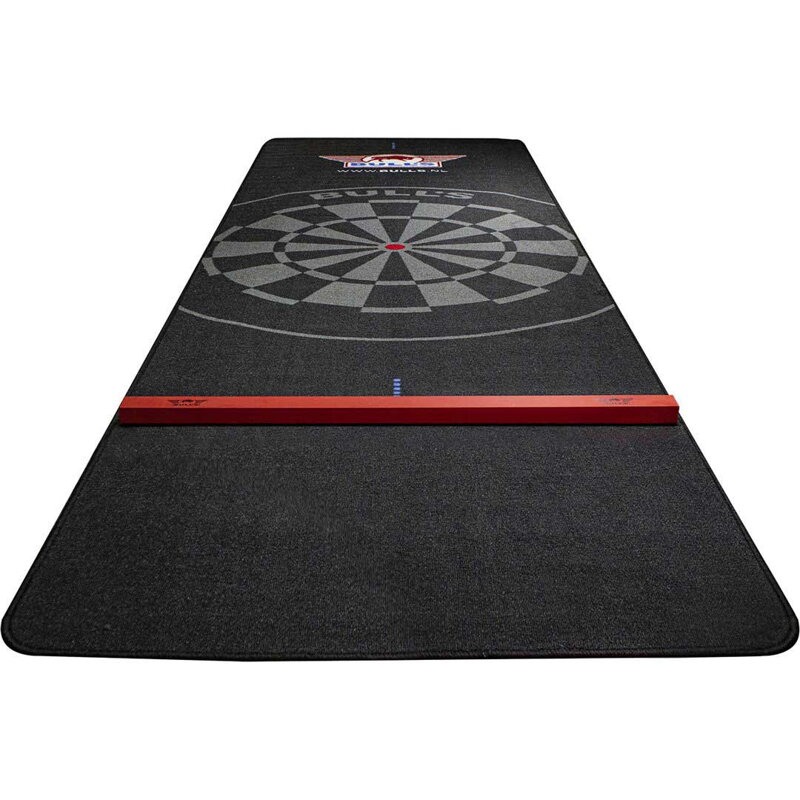 Bulls NL Carpet Dartmat Black 300x90 cm + Oche Bulls NL Carpet Dartmat Black 300x90 cm + Oche