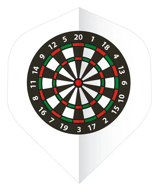 Bulls letky Base Dartboard White No.2