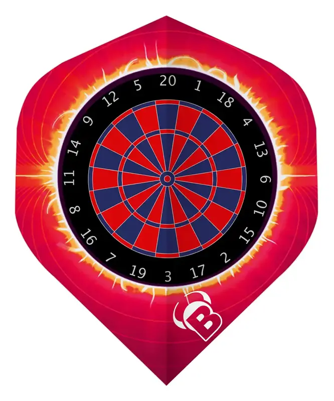 Bulls letky Motex Dartboard Red No.2
