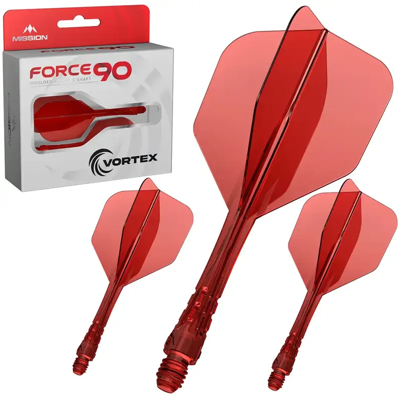 Mission letky Force 90 Vortex Clear Red No.6