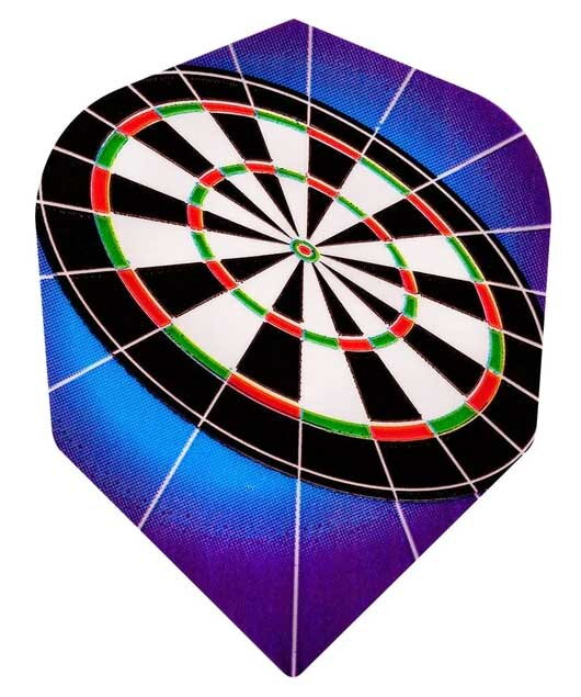 Harrows letky Quadro Dartboard Blue No.6