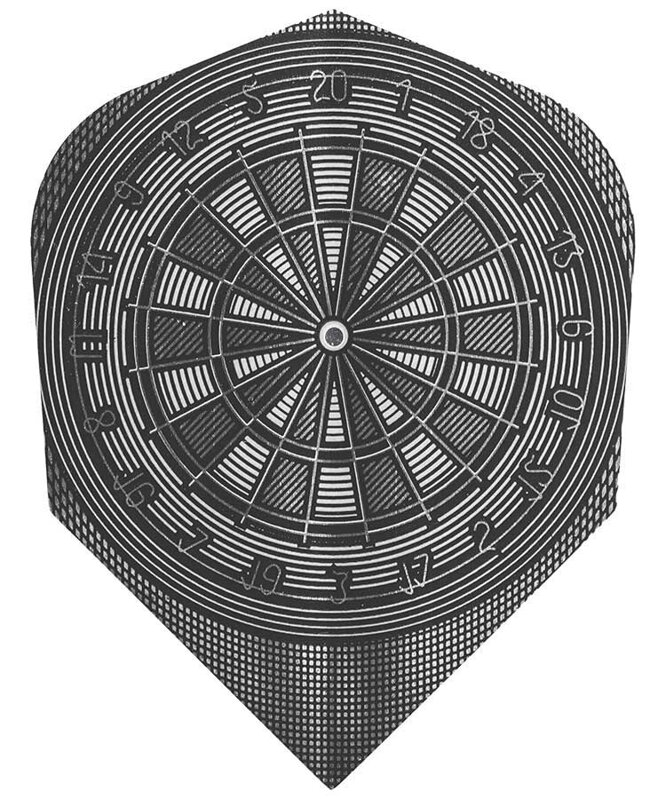 Harrows letky Quadro Grey Dartboard No.6 Harrows letky Quadro Grey Dartboard No.6