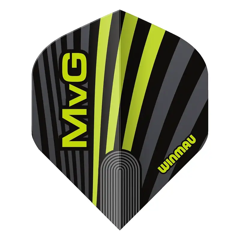 Winmau letky MvG Black Grey & Green No.2
