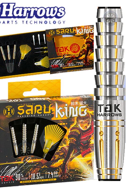 Harrows šipky Saru King 20g soft