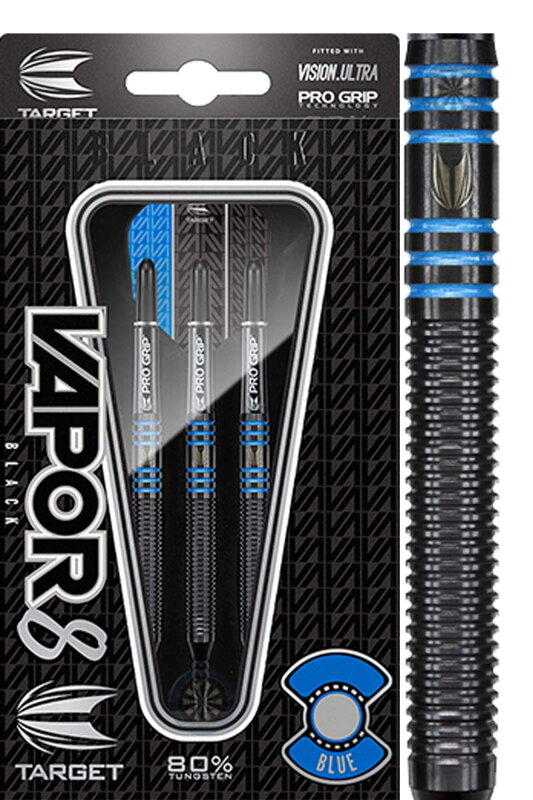 Target šipky Vapor8 black 18g blue soft