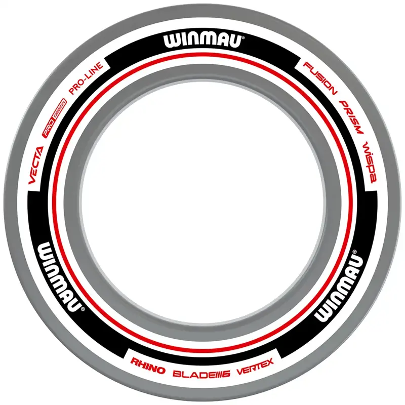 Winmau Advance White and Red Dartboard Surround